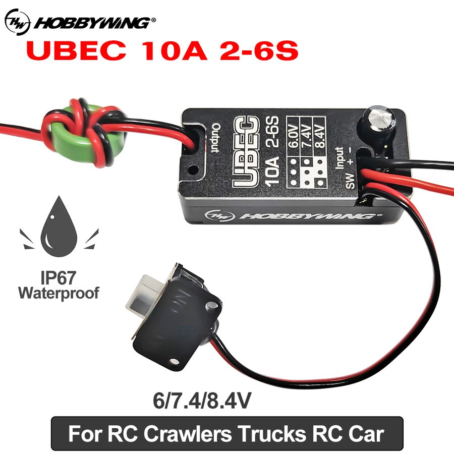 Hobbywing Waterproof Mini UBEC 10A-Car Part