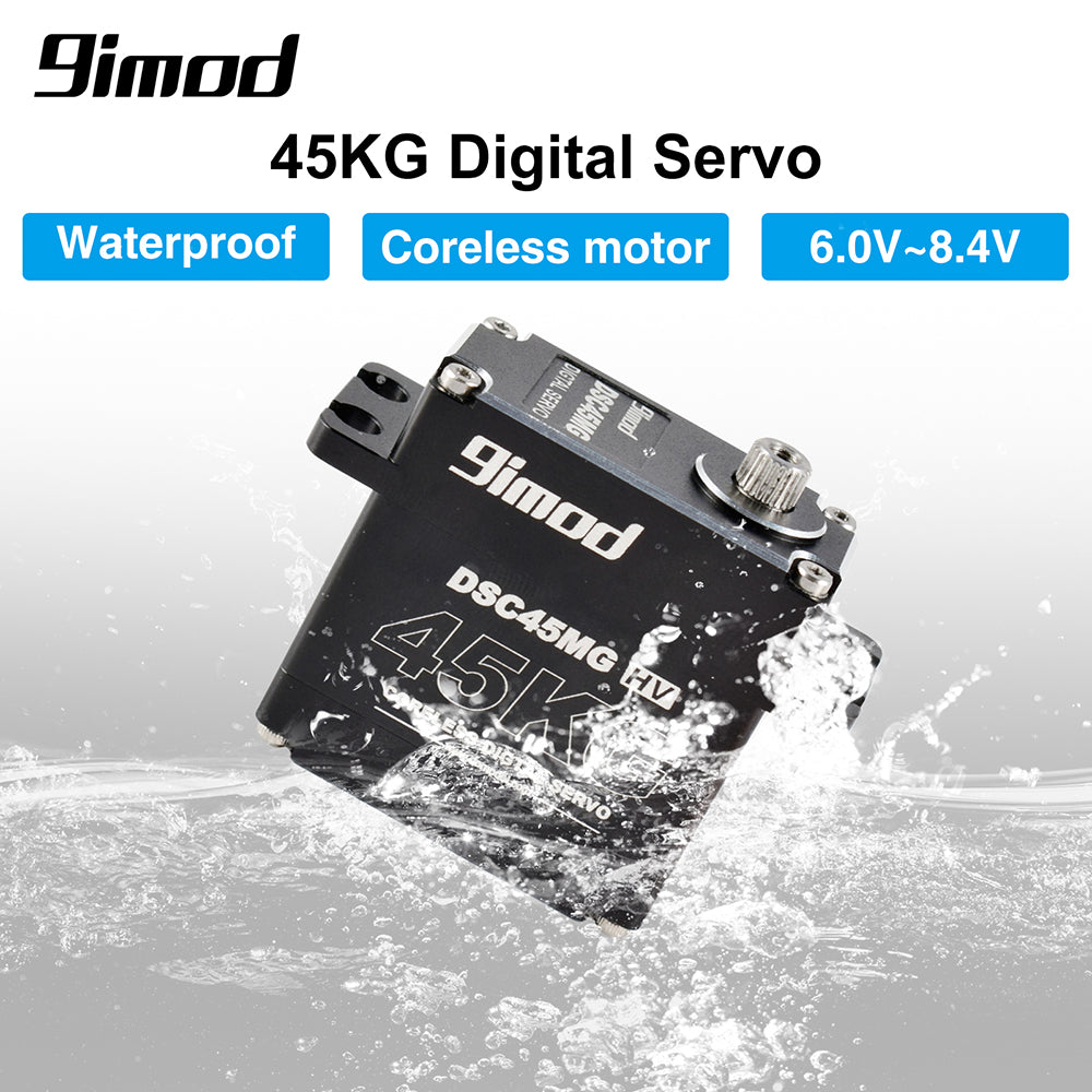 9imod DSC45MG 45KG Waterproof HV Digital Servo (2 Pack)