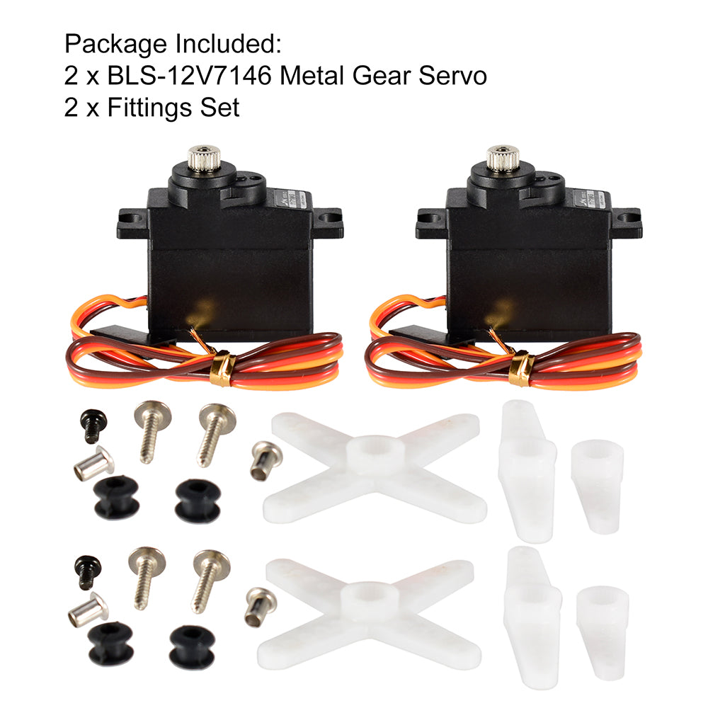 4-Pack JX PS-1171MG Analog Servo