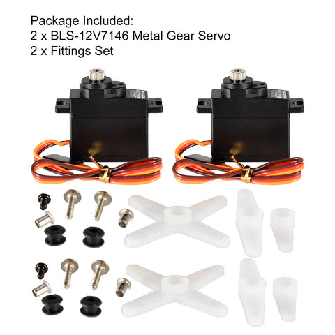 4-Pack JX PS-1171MG Analog Servo