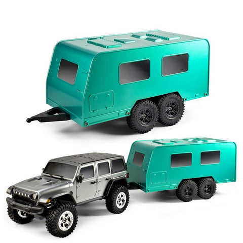 1/18 RC Crawler Travel Camper Trailer for TRX4M