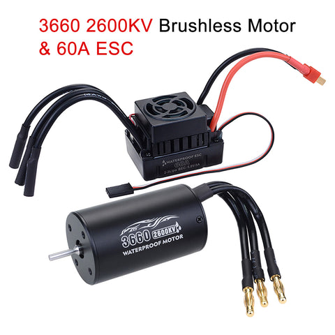 9imod 3660 Waterproof 4-Pole Sensorless Brushless Motor 3300KV 3.175mm