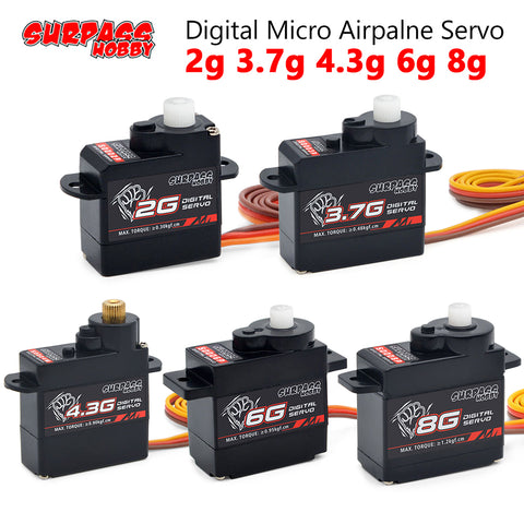 Digital Servo - Surpass Hobby S0004M 4.3g Metal gear digital ...