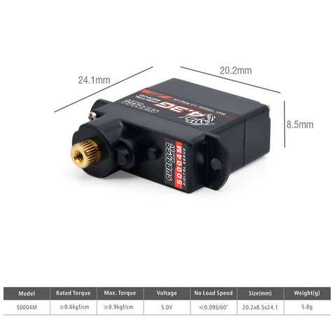Digital Servo - Surpass Hobby S0004M 4.3g Metal gear digital ...