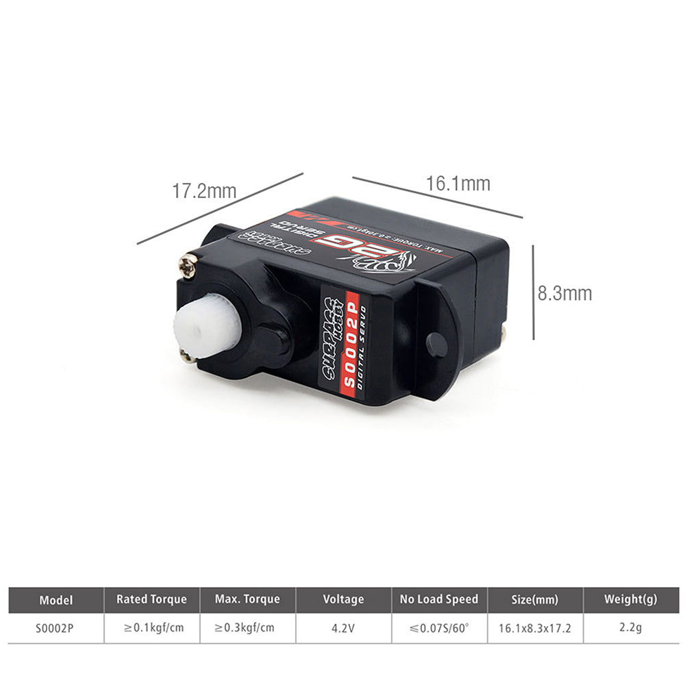 Digital Servo - Surpass Hobby S0004M 4.3g Metal gear digital ...