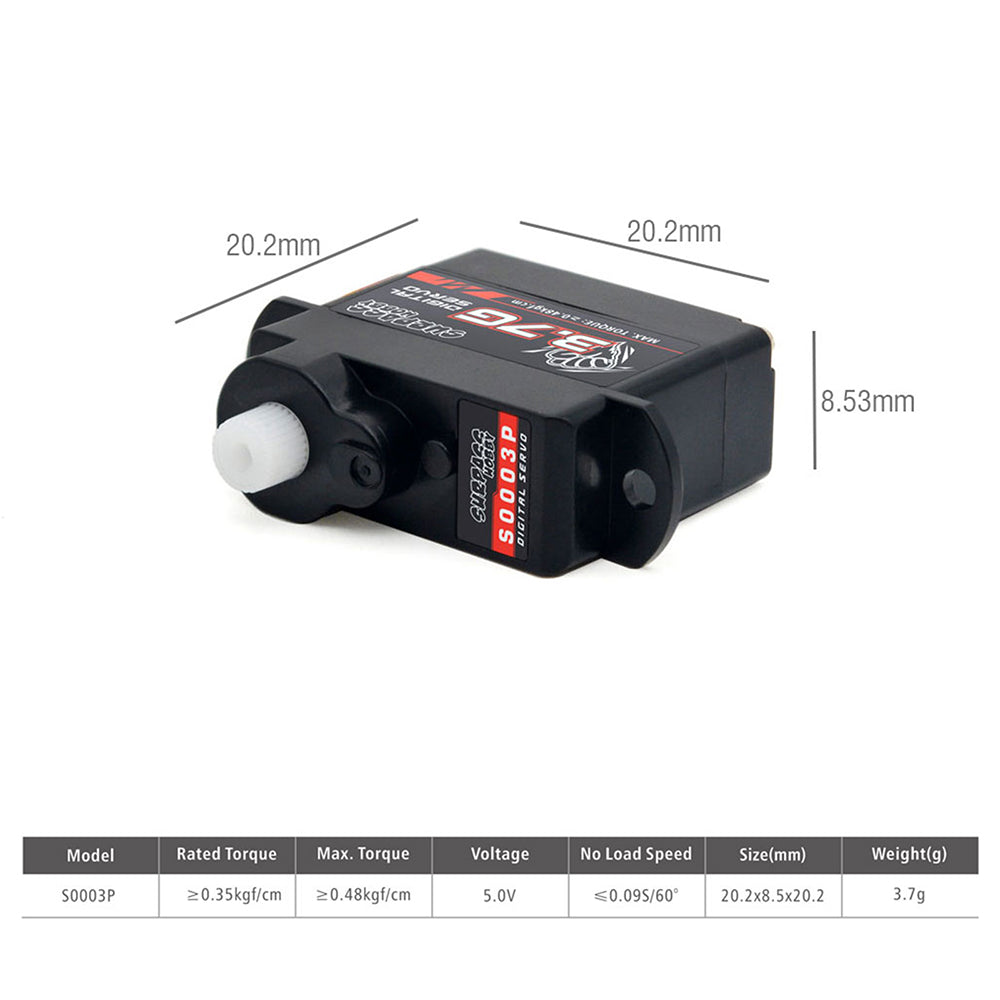 Digital Servo - Surpass Hobby S0004M 4.3g Metal gear digital ...
