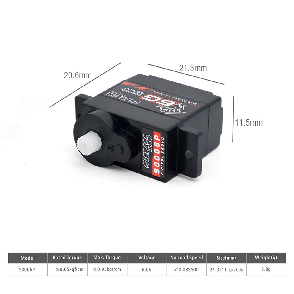 SURPASS HOBBY Plastic Gear Digital Servo