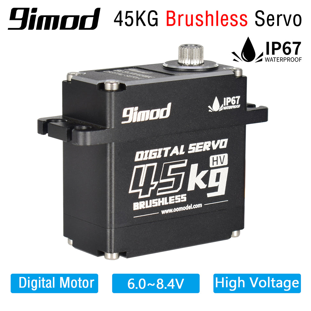 9IMOD HV45MG Metal Gear Brushless HV Waterproof Servo - 45KG