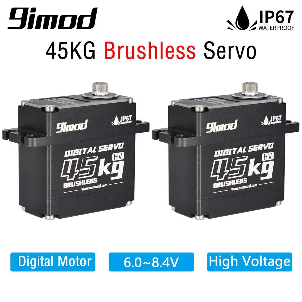 9IMOD HV45MG Metal Gear Brushless HV Waterproof Servo - 45KG