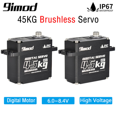 9IMOD HV45MG Metal Gear Brushless HV Waterproof Servo - 45KG