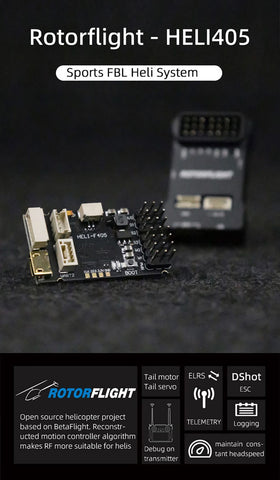 RF Helicopter 3D Flight Controller Gyro Rotorflight PIX H1 K8 MB