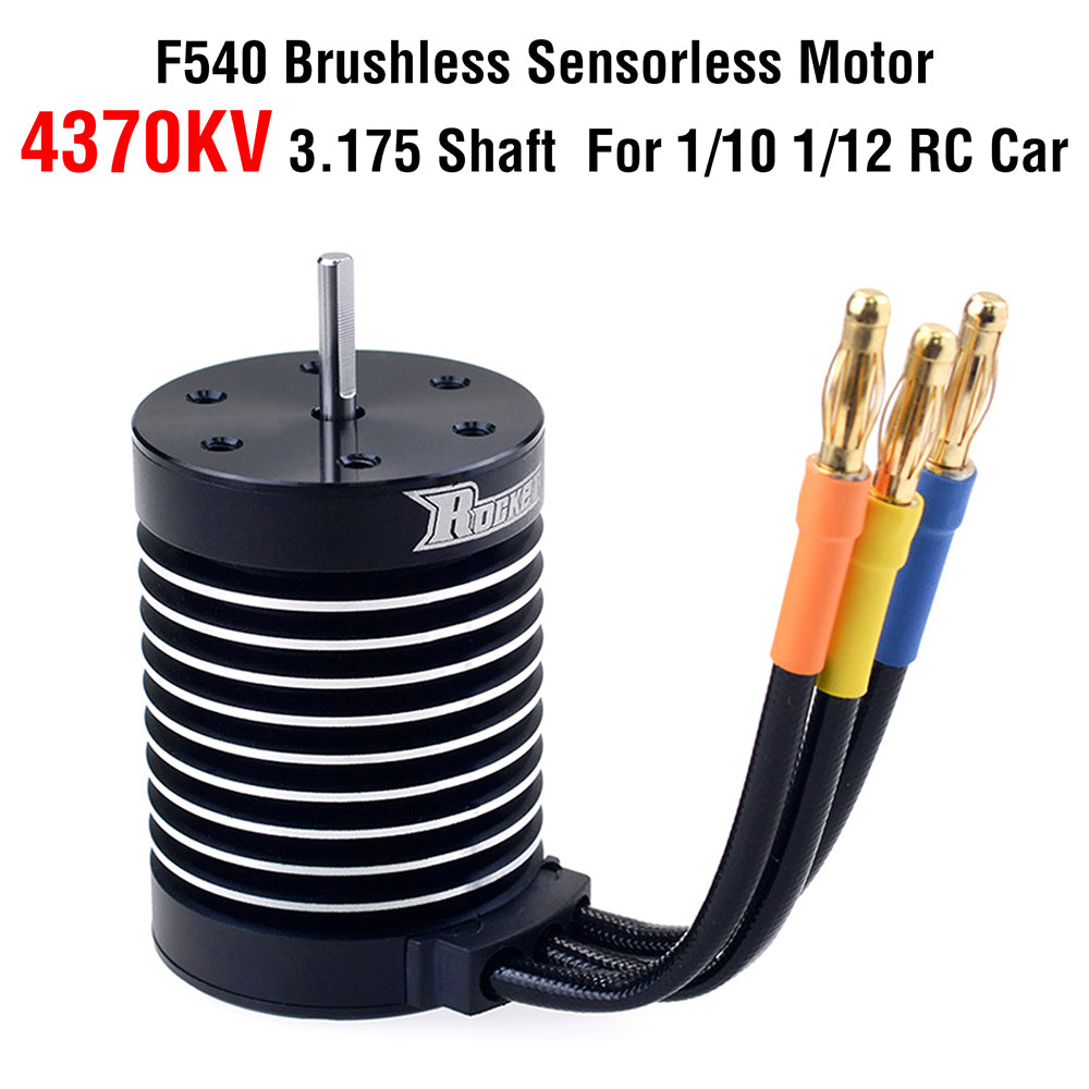 Brushless Motor 5900KV 1/10 - Rocket F540 Waterproof Sensorless