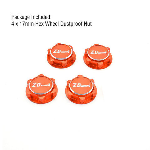 ZD Racing 150/155/170mm Wheels & Tires 17mm Hex for 1/8 Monster Truck
