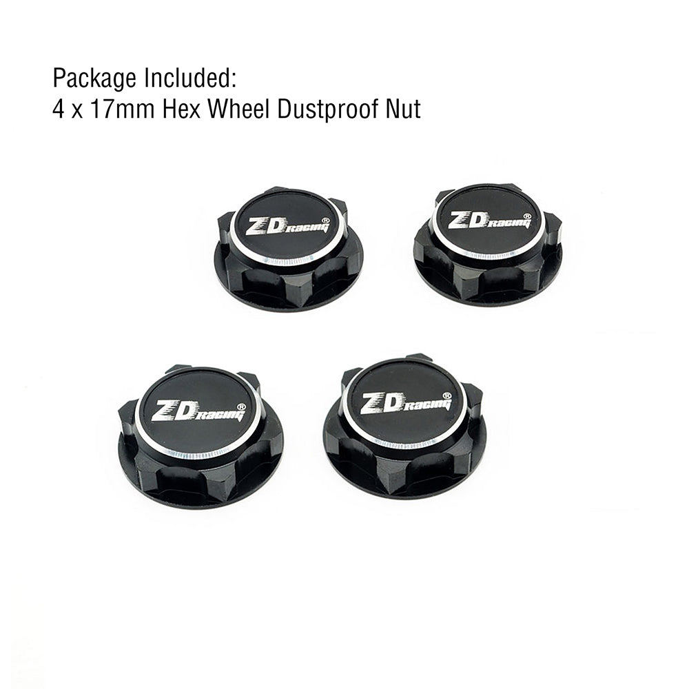 ZD Racing 150/155/170mm Wheels & Tires 17mm Hex for 1/8 Monster Truck