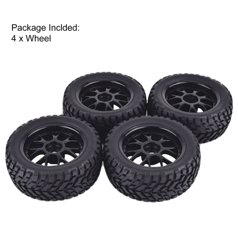 1/10 RC On-Road Buggy Tires with Foam Inserts (Flag Pattern)