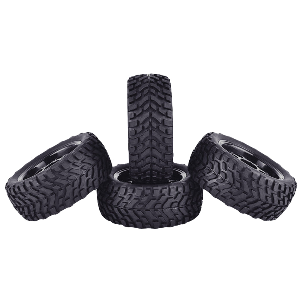 1/10 RC On-Road Buggy Tires with Foam Inserts (Flag Pattern)