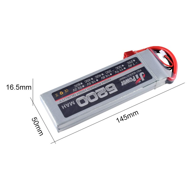 Battery 5200mAh-2S-35C T