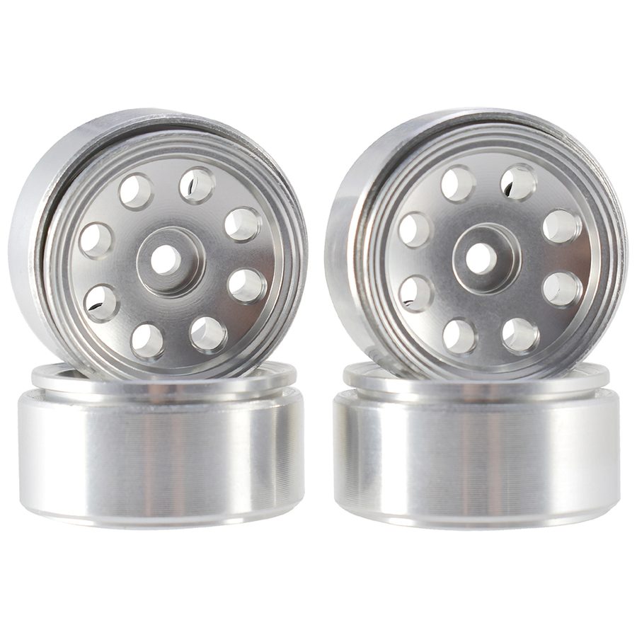 AUSTARHOBBY 4PCS Micro Wheel 1.1inch CNC Metal Beadlock Rims