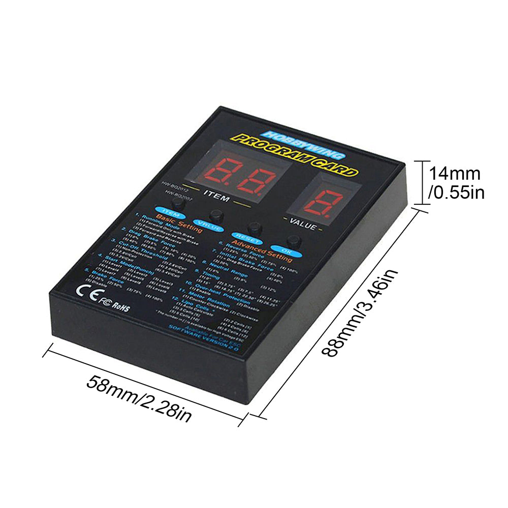 Hobbywing XT60 Brushed ESC