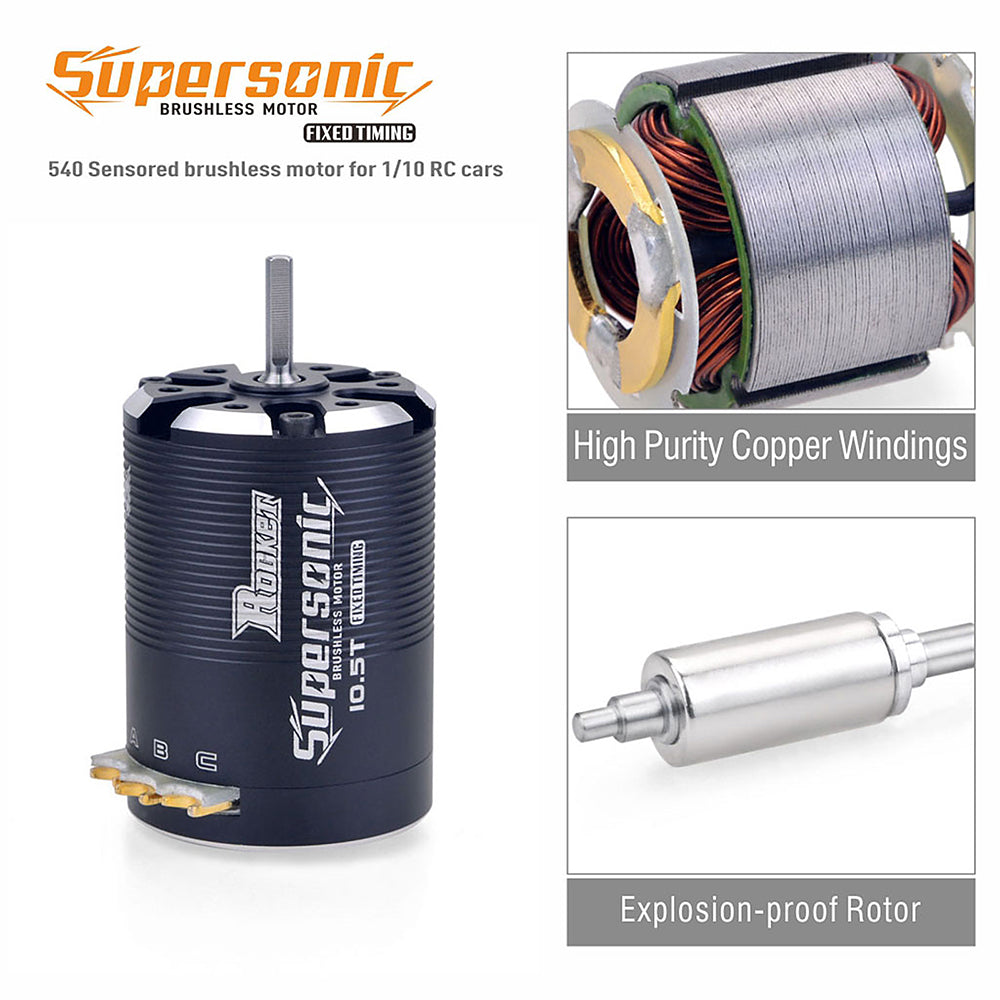ROCKET-RC Supersonic V2 540 Sensored Brushless Motor
