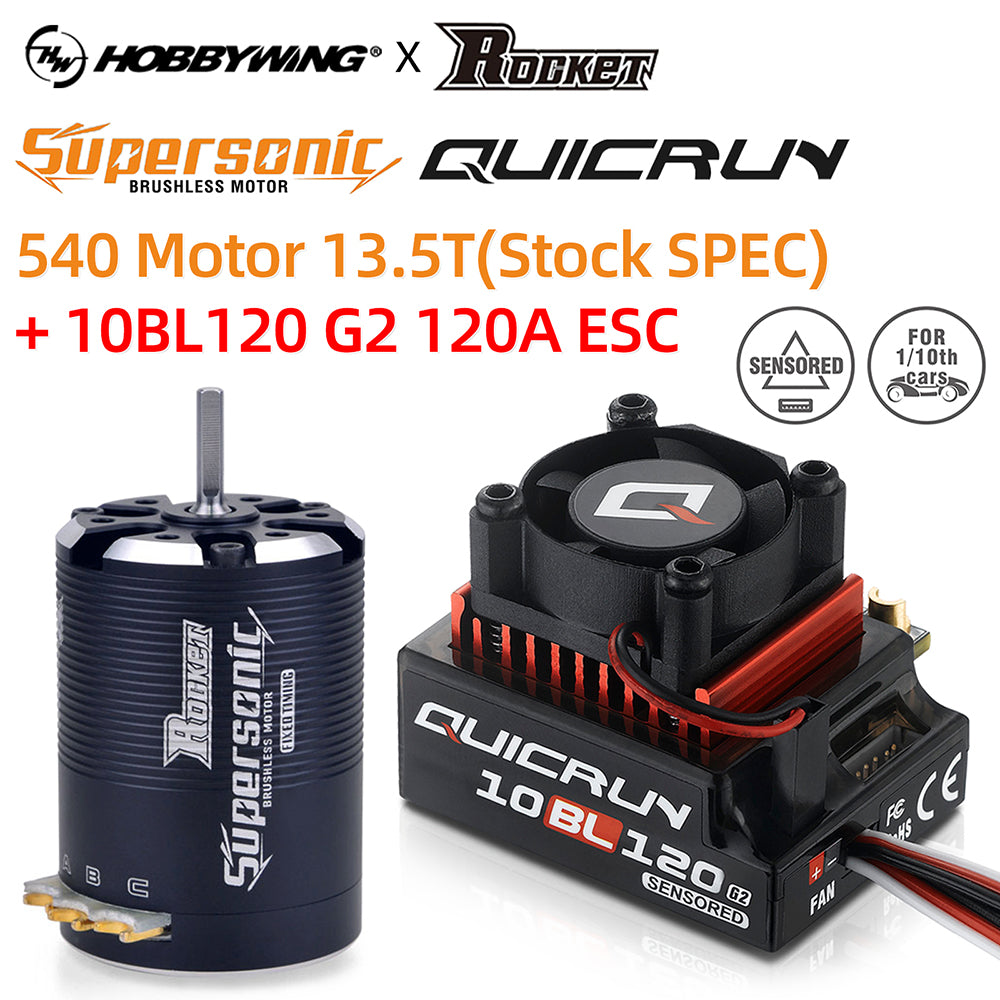 ROCKET-RC Supersonic V2 540 Sensored Brushless Motor