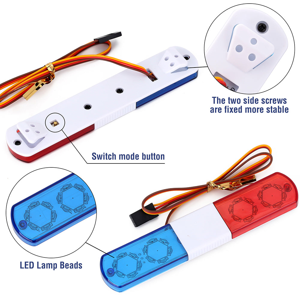 AUSTAR Car Accessories LED Police Flash