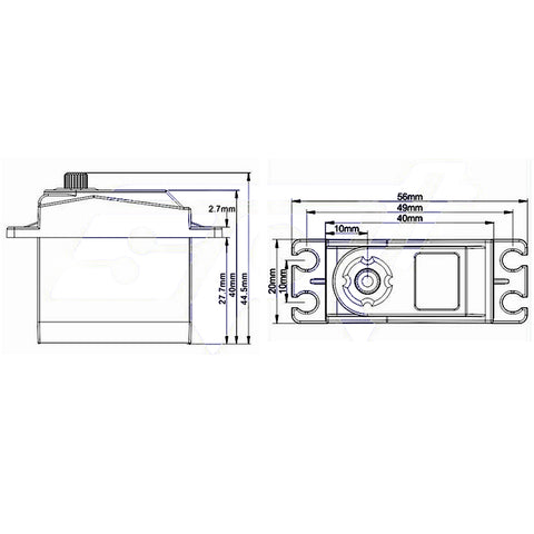Spt5435Lv-180 Metal Gear Digital Servo - 35KG