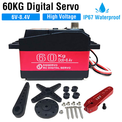 DS5160 60KG HV High Torque Digital Servo 180°/270° for 1/5 RC Crawler