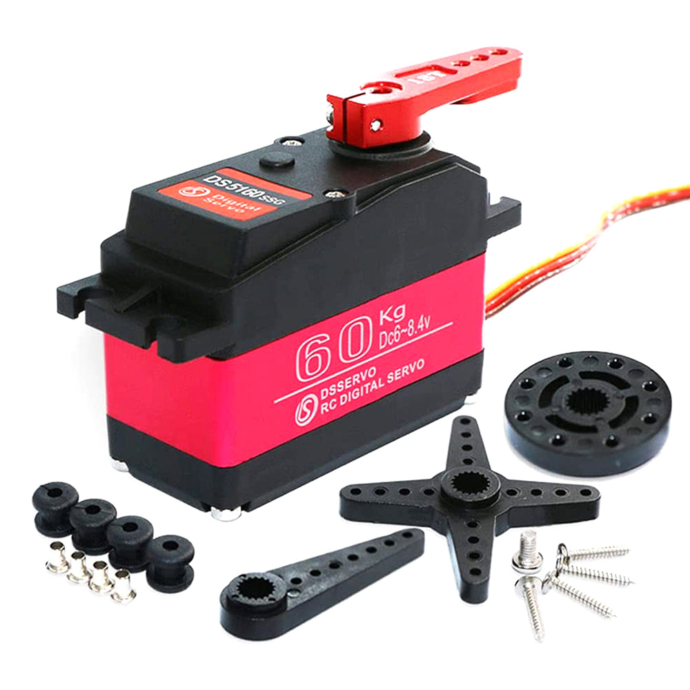 DS5160 60KG HV High Torque Digital Servo 180°/270° for 1/5 RC Crawler