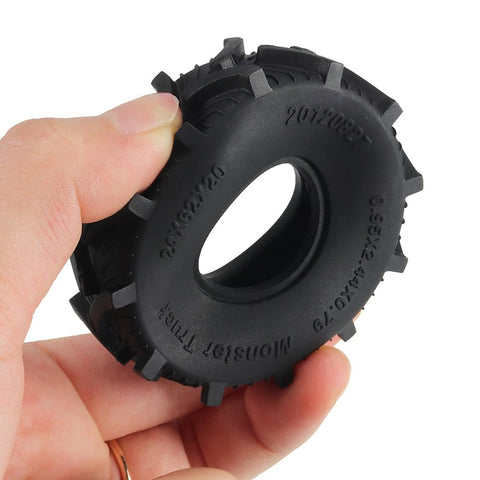 1.0 inch Tire For SCX24 TRX4M Set