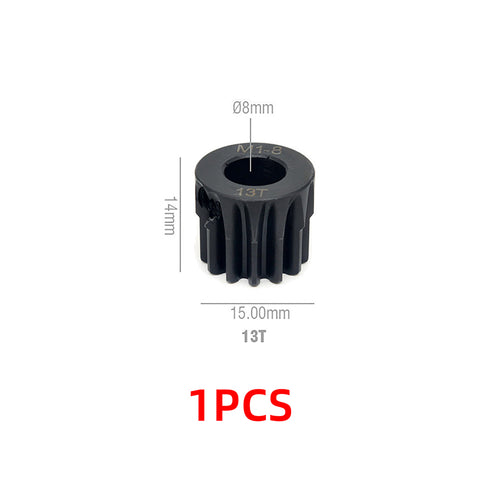 M1 Steel Pinion Gear Set 13T 8mm Bore