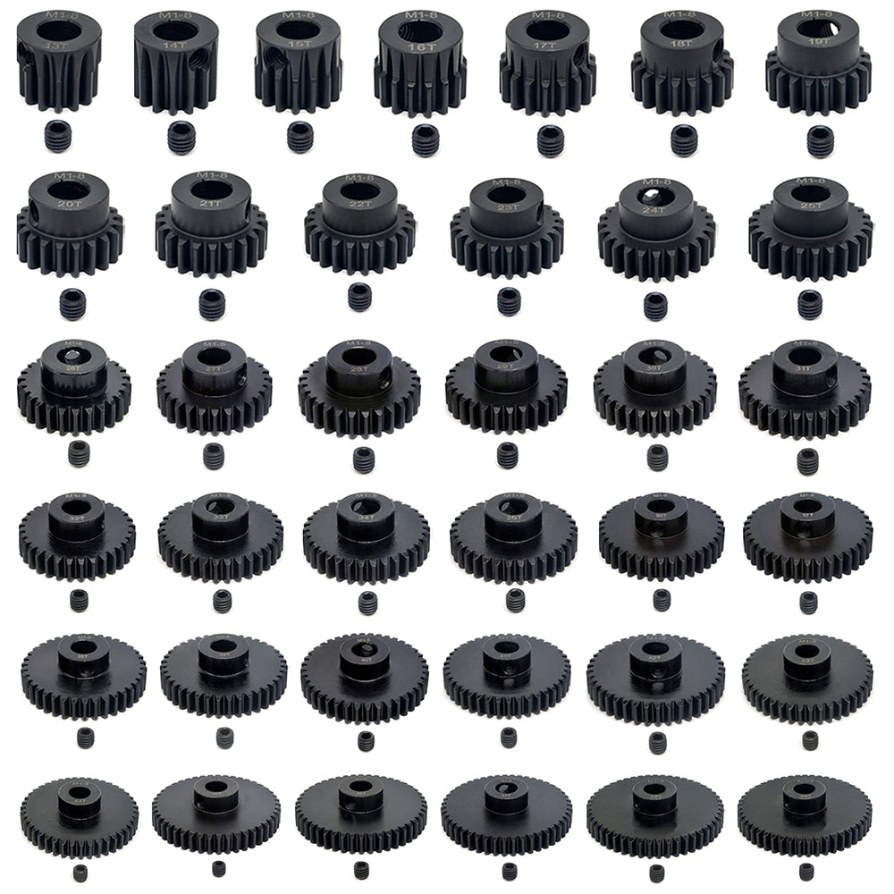 M1 Steel Pinion Gear Set 13T 8mm Bore