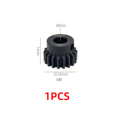 M1 Steel Pinion Gear Set 13T 8mm Bore