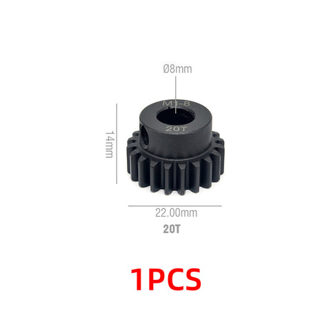 M1 Steel Pinion Gear Set 13T 8mm Bore