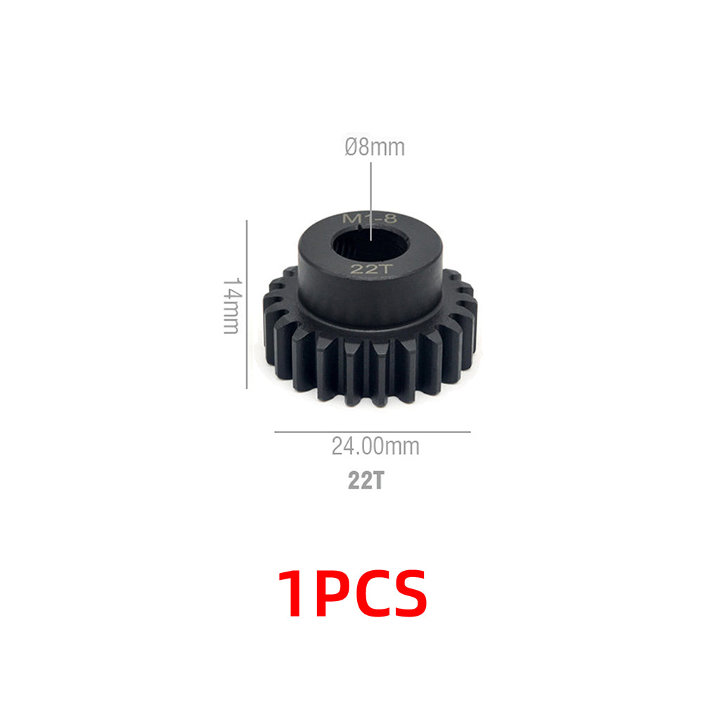 M1 Steel Pinion Gear Set 13T 8mm Bore