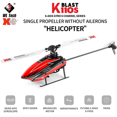 Wltoys XK K110S 6CH 3D 6G System Remote Control Toy Brushless Motor