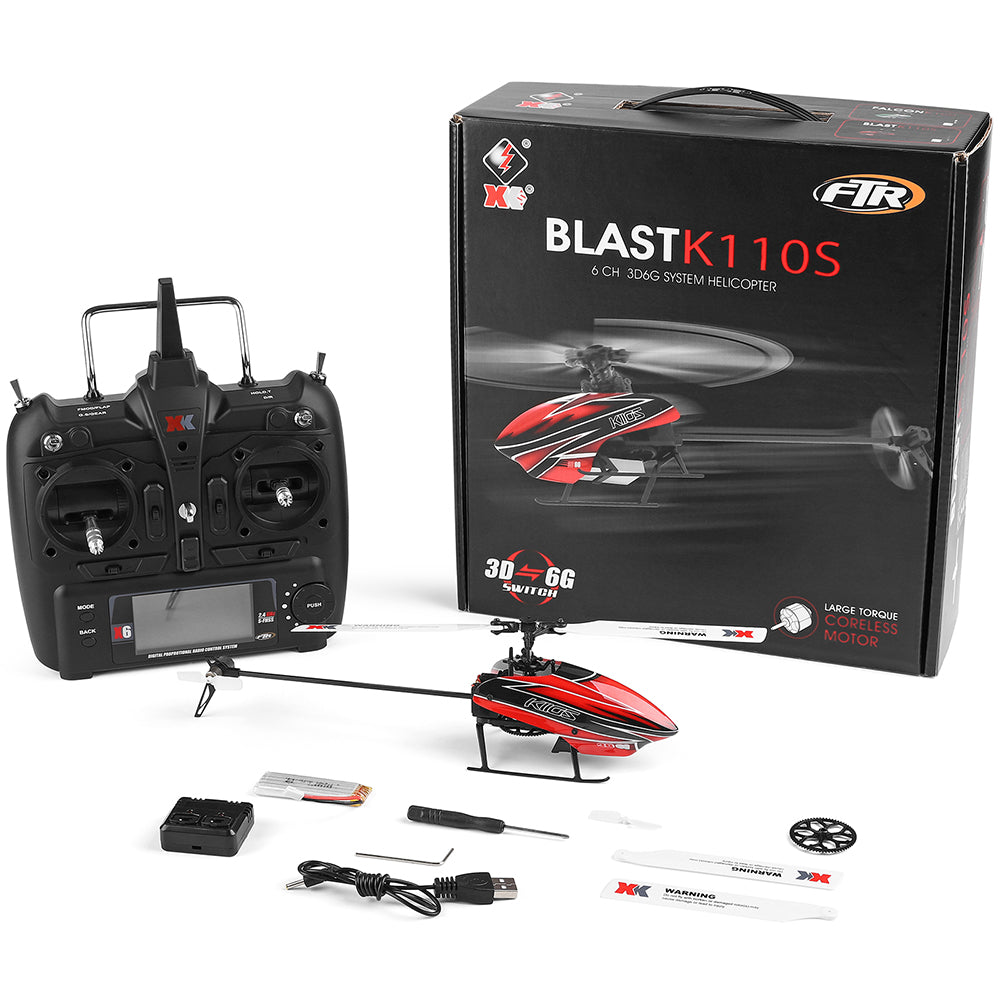 Wltoys XK K110S 6CH 3D 6G System Remote Control Toy Brushless Motor