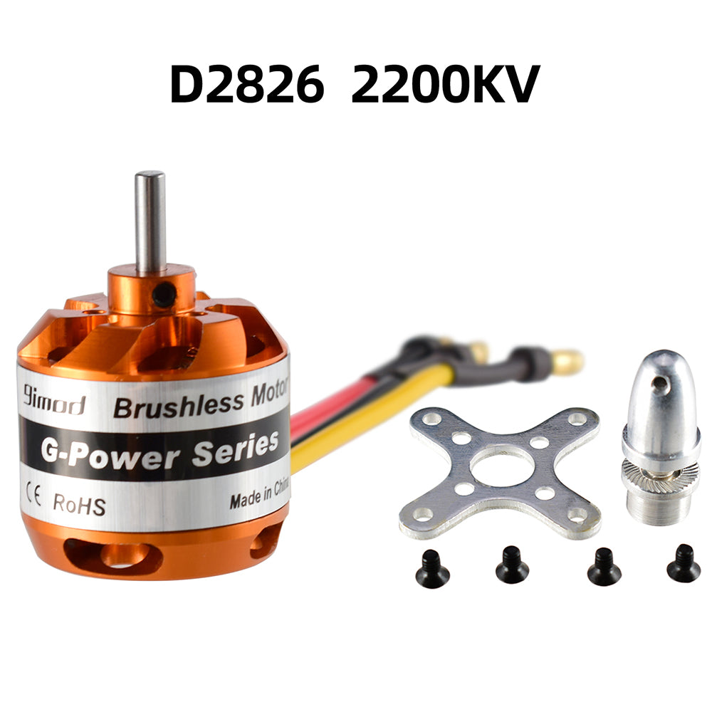 9IMOD D2826 Brushless Motor 2200KV/1400KV/1000KV/930KV 2-3S for RC Plane