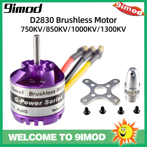 9imod D2830 1300KV Outrunner Brushless Motor