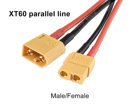 Airplane Parts XT60 Connector 14Awg Silicone Wire RC Battery ESC
