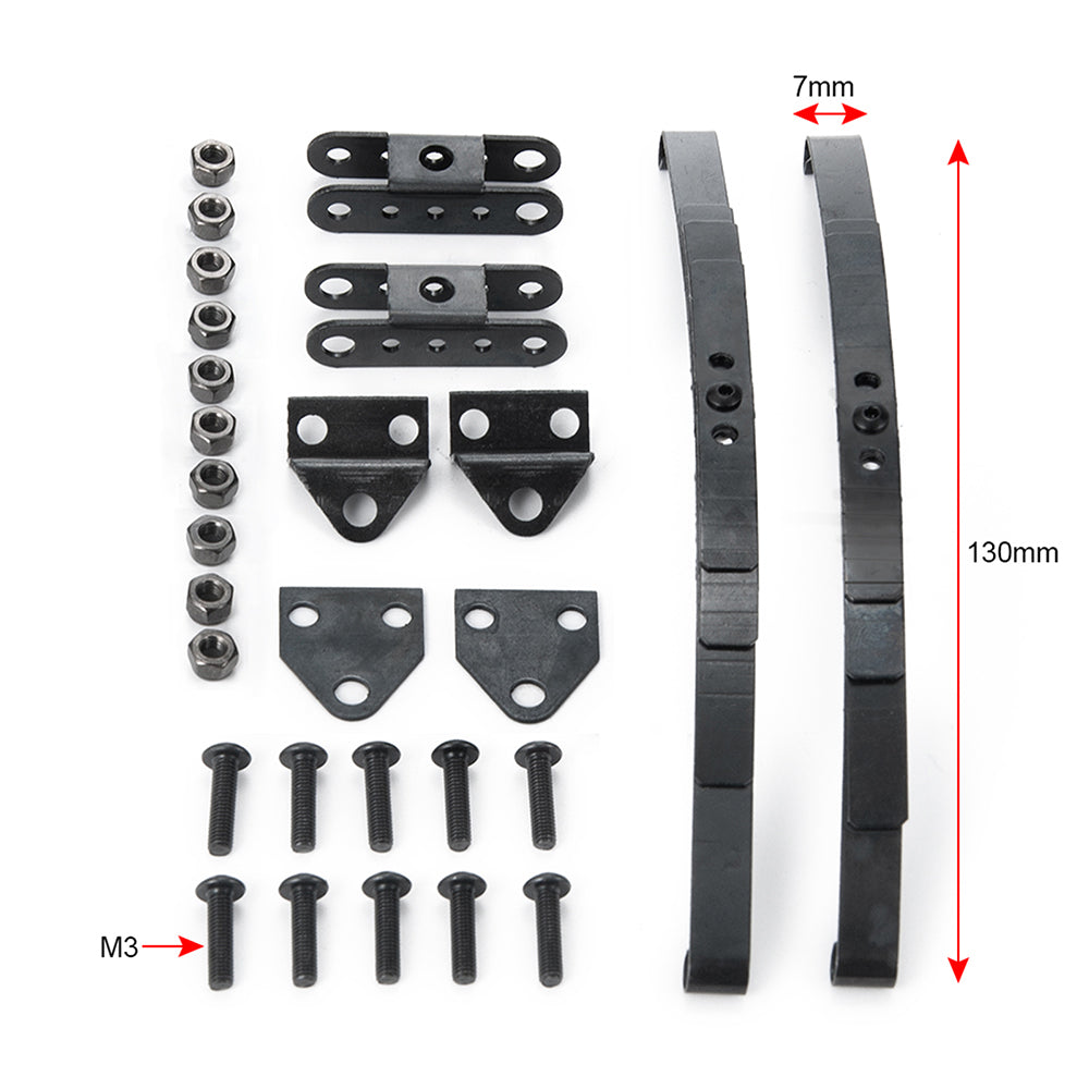 Axial Metal Leaf Spring Suspension Mount