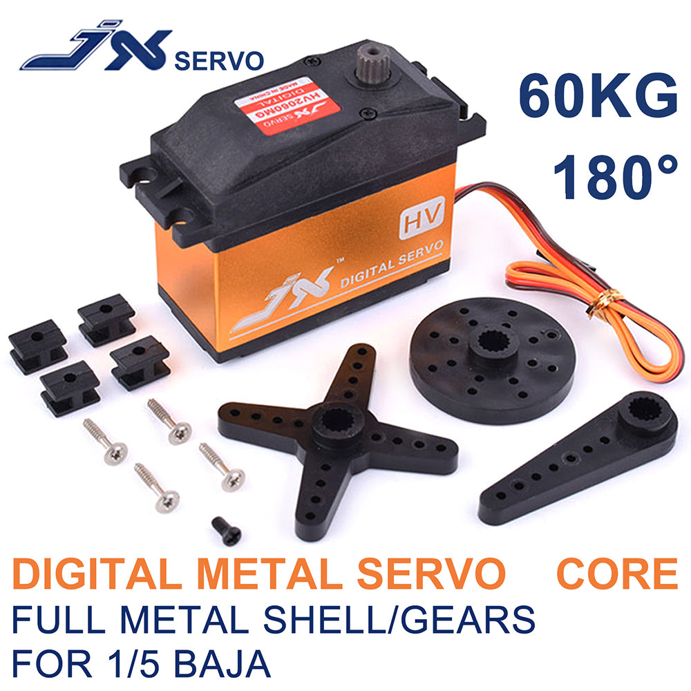 JX PDI-HV2060MG 60KG Metal Gear High-Voltage Digital Servo