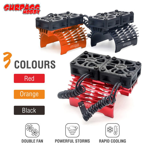 A1 Surpass Hobby 28/29/36mm Brushless Motor 380/390/540/550 Cooling Fan