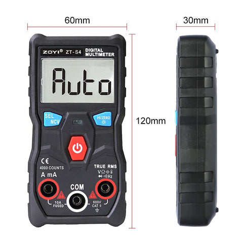 ZT-S4 4000 Smart Digital Multimeter No Battery