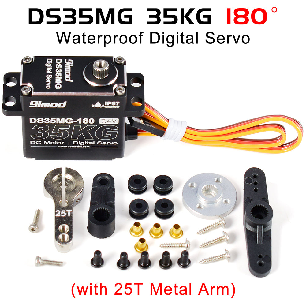 9IMOD DS35MG Metal Gear Waterproof Digital Servo - 35KG, 180deg
