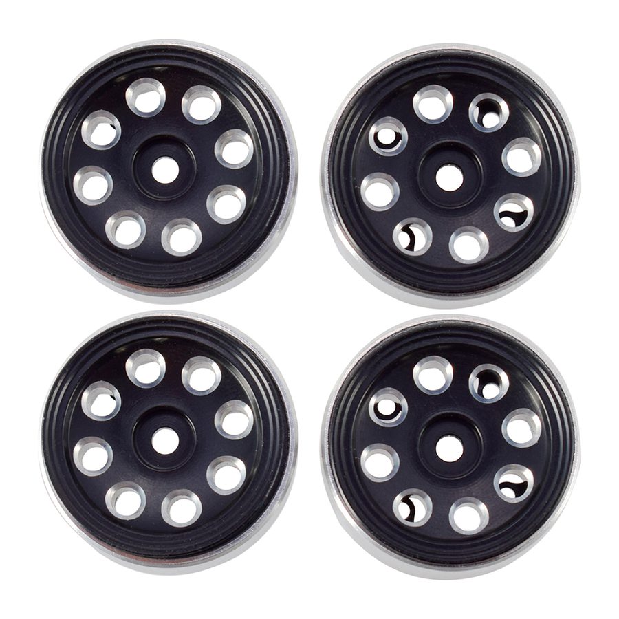 AUSTARHOBBY 4PCS Micro Wheel 1.1inch CNC Metal Beadlock Rims