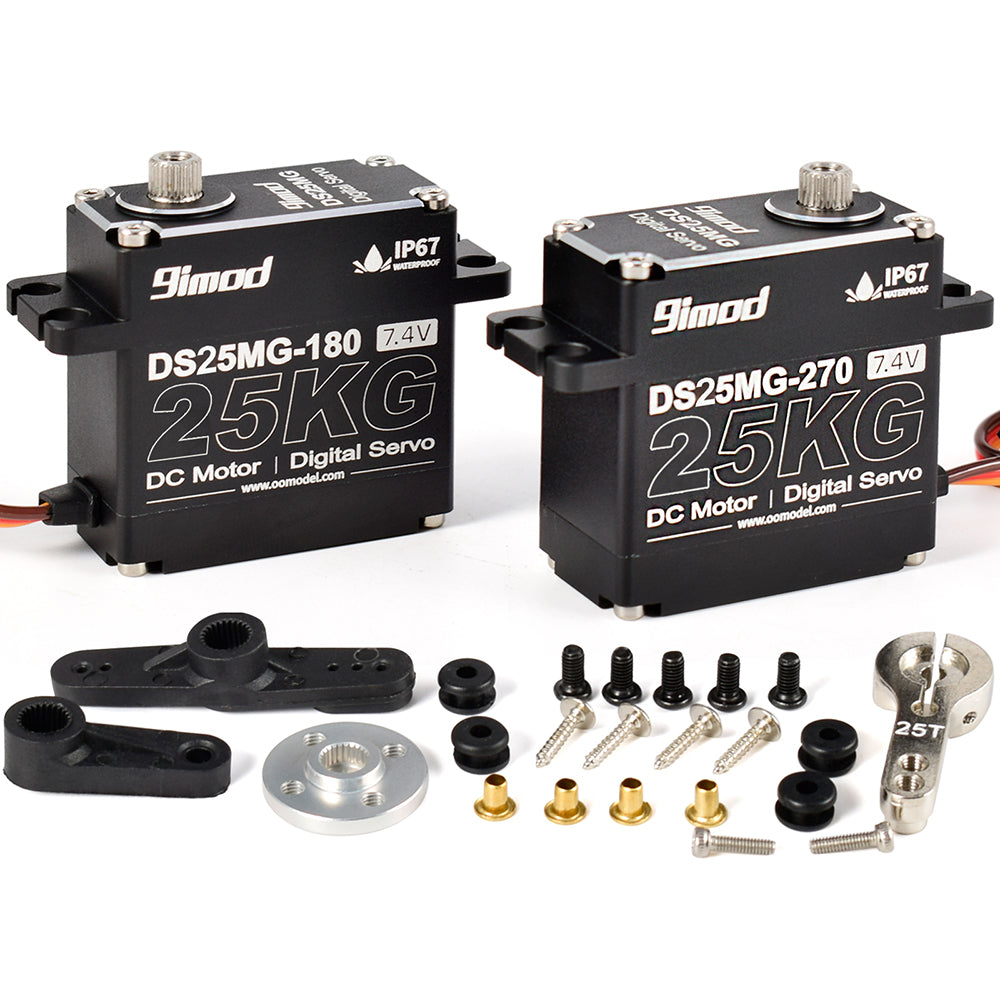 9IMOD DS25MG Metal Gear Waterproof Digital Servo - 25KG, 180deg