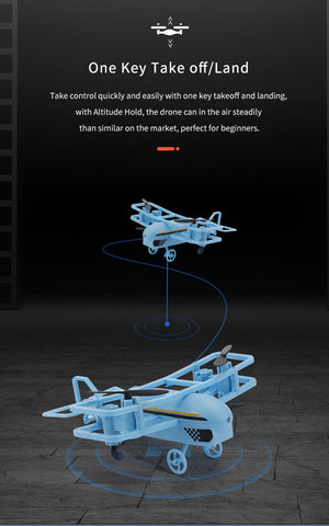 JJRC H95 2.4G Smart Drone Blue