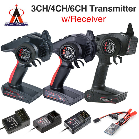 AUSTAR AX-4S 2.4GHz 4CH Transmitter + Receiver Kit
