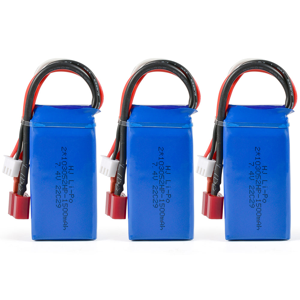 2S 7.4V 1500mAh LiPo Battery for WLtoys XK 144010 A959-B A969-B A979-B